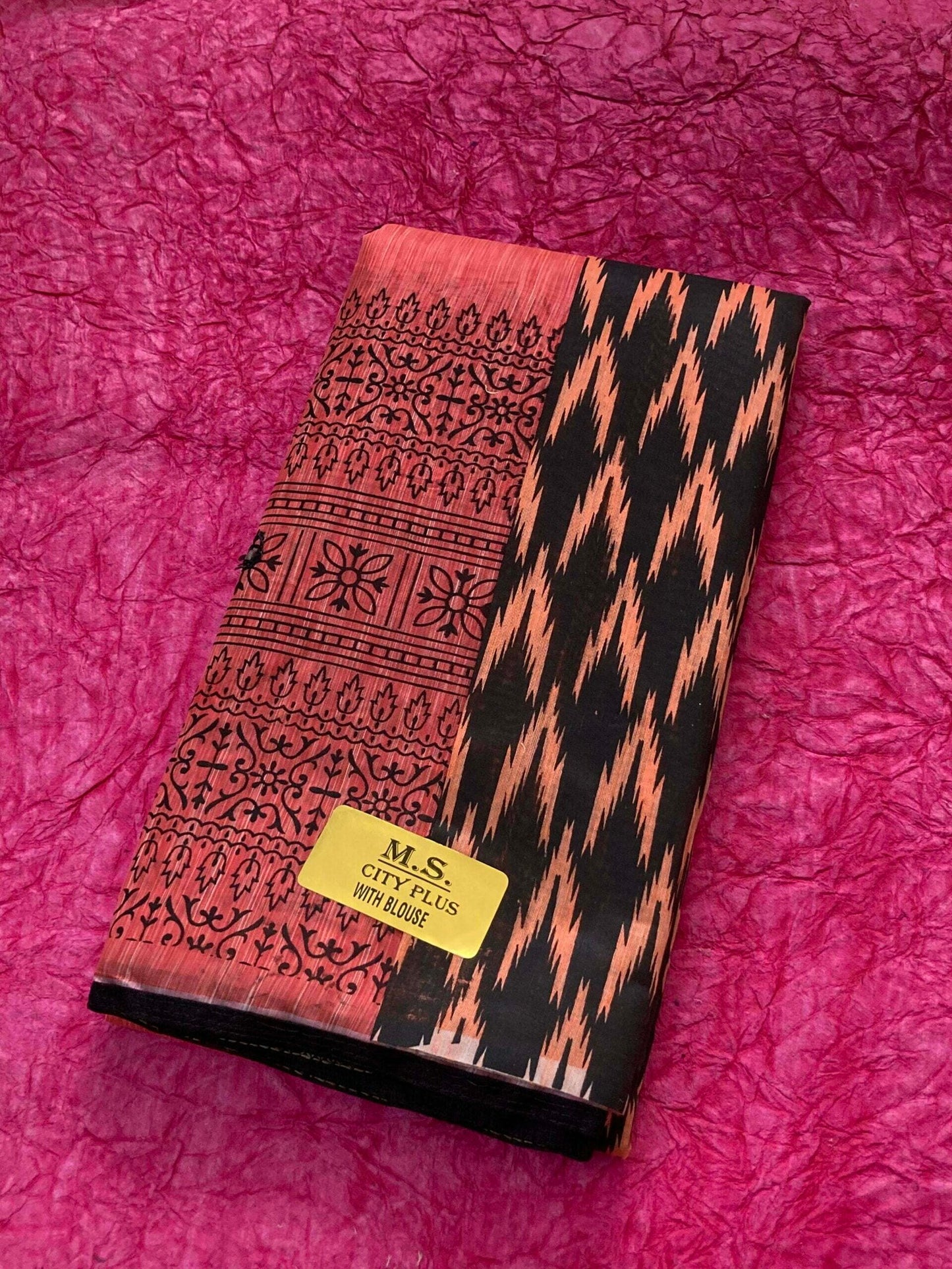 Casual Wear Soft Linen Cotton Saree