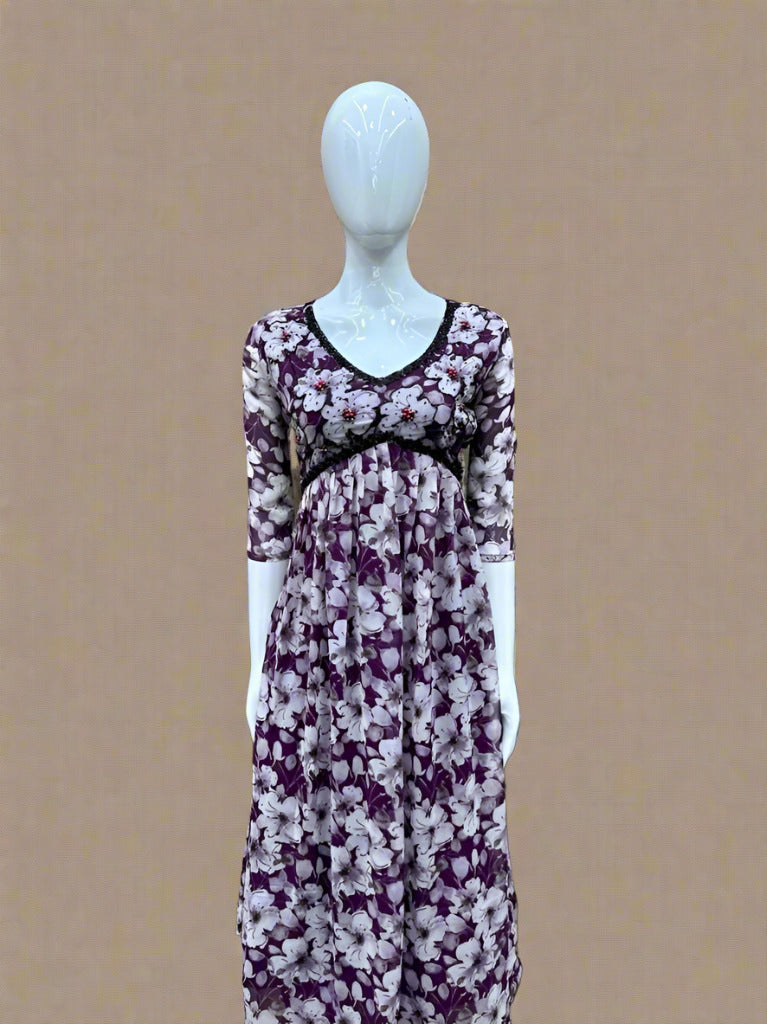 Alia Cut Georgette Kurti