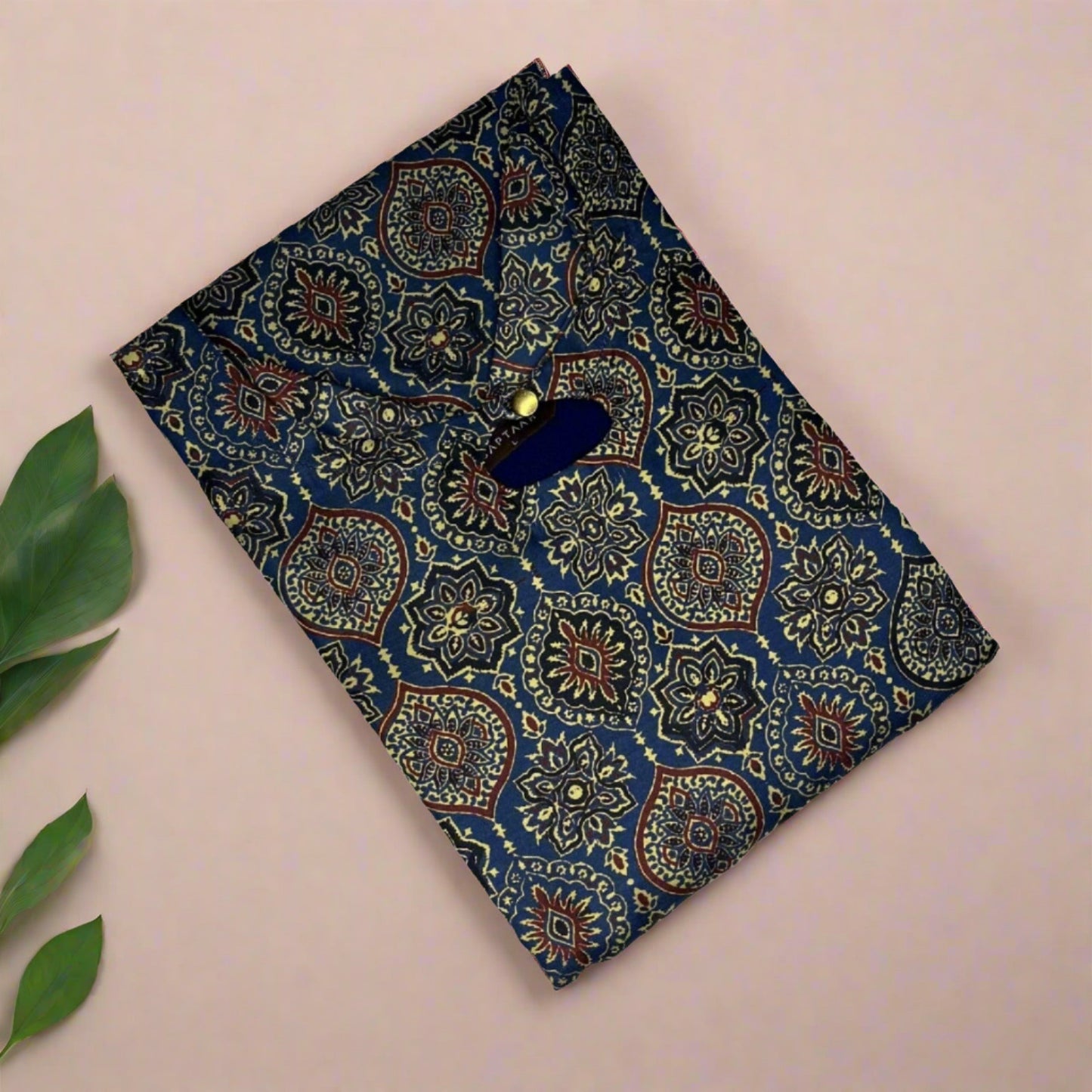 Blue Ajrakh Modal Silk Kurta