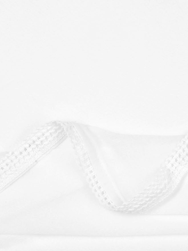 Close-up of a white fabric texture