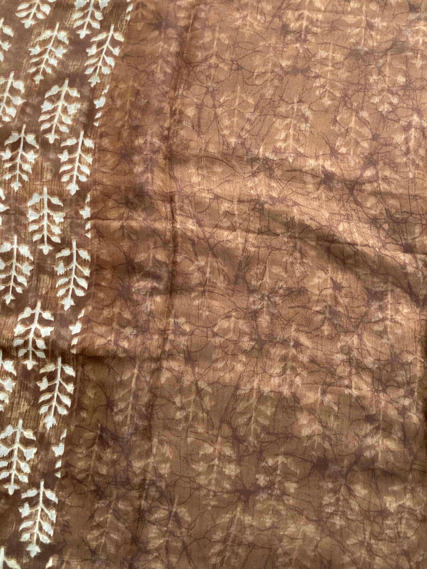 Linen Satin Printed Saree 04