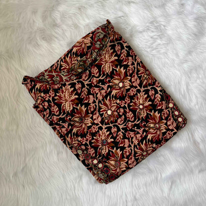 Aline Cotton printed Kurti with Katha Work