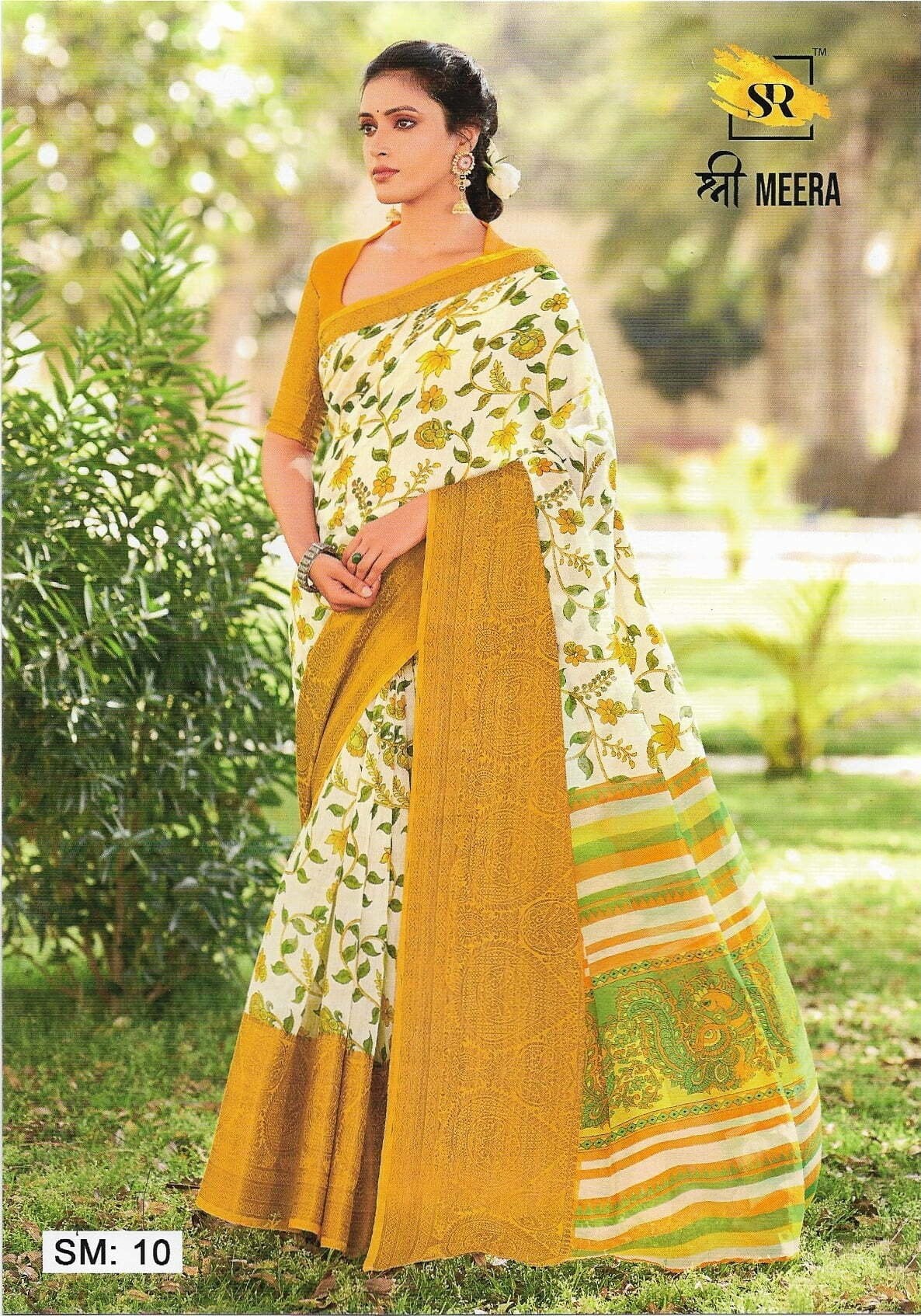 Cotton Saree with weaving Jaquard border