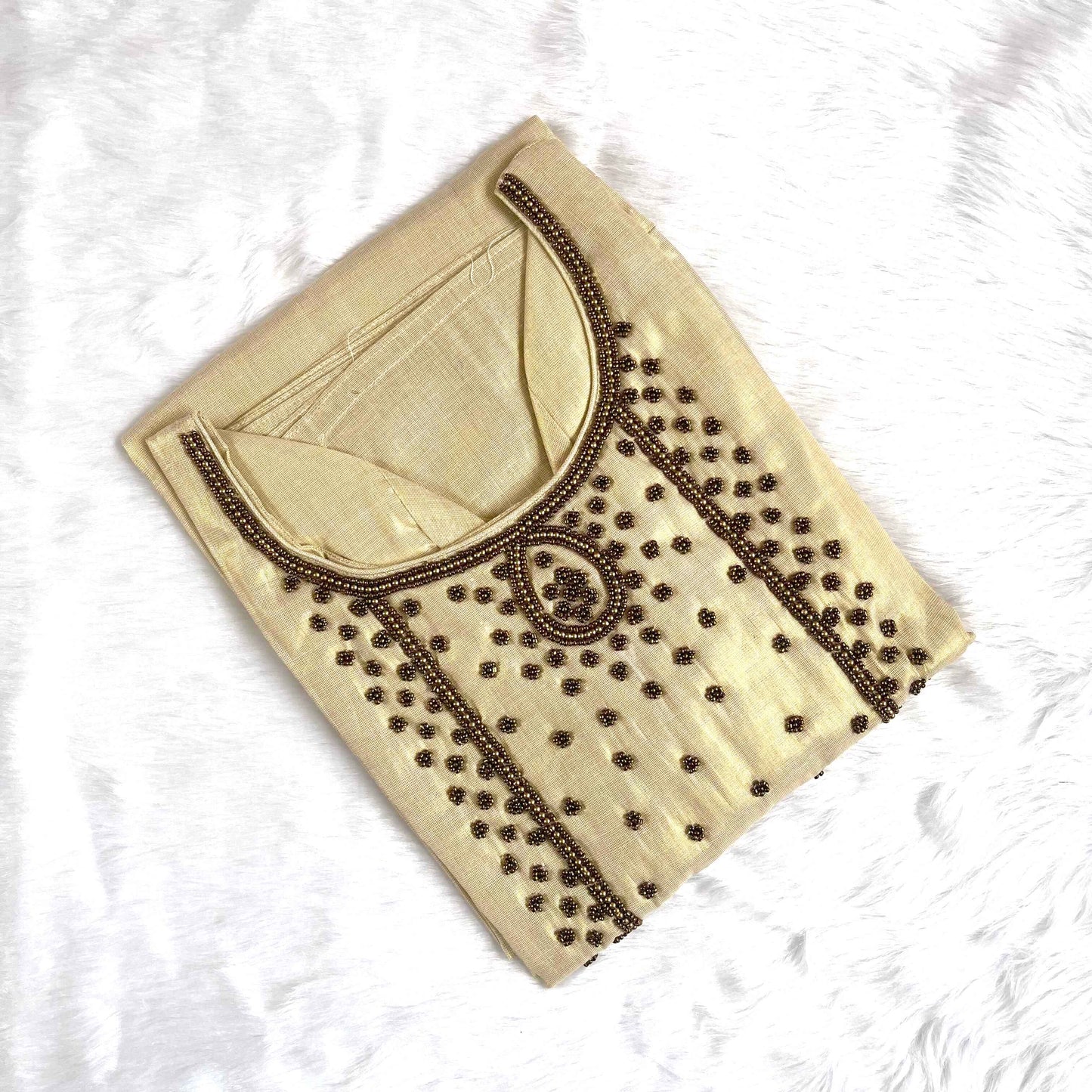 Women's Handwork Tissue Cotton Kerala Traditional Kurti