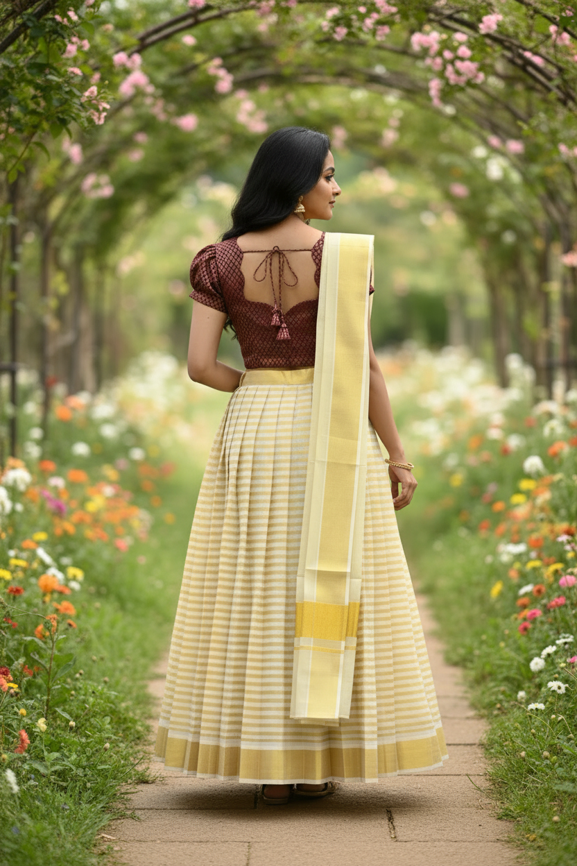 Back View – Scalloped Back & Tassels