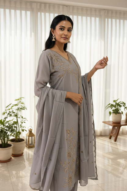 Grey Suit - Modern Home Pose 2