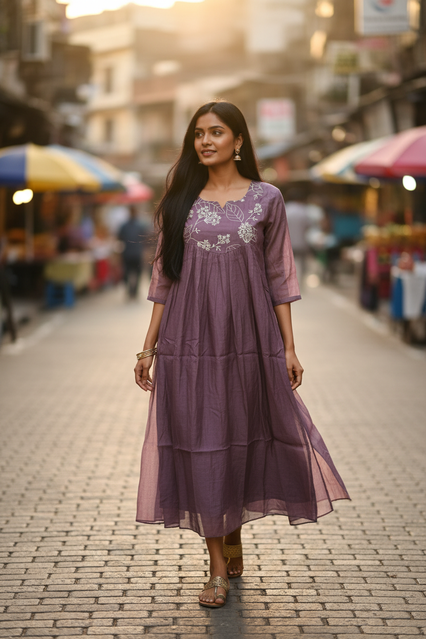 Pose 3 – Walking, Golden Hour Street