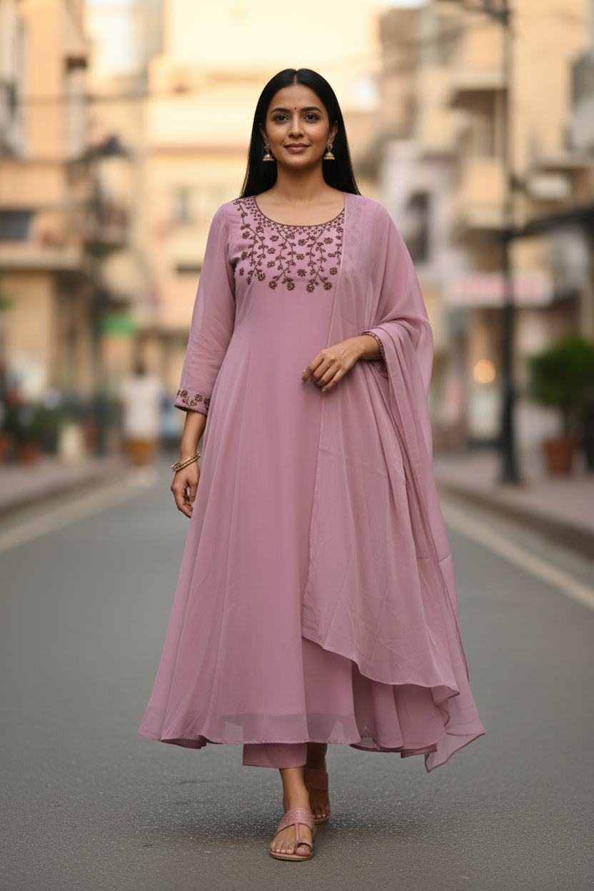 Pose 3 – Walking, Golden Hour Street