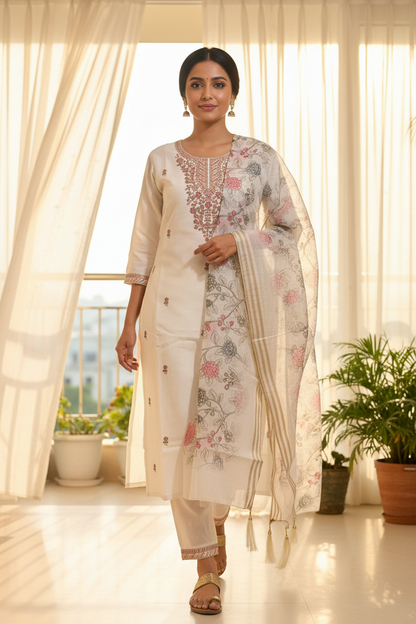 Pose 3 – Walking | Sunlit Balcony
